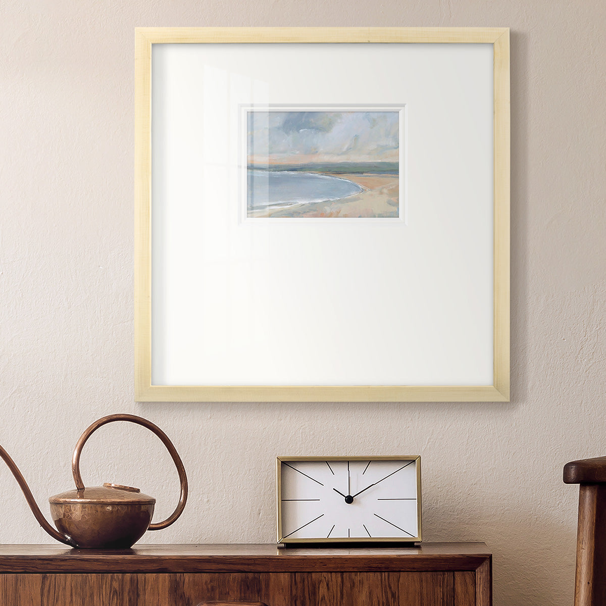 Coastal Study II Premium Framed Print Double Matboard