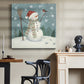 Jolly Snowman I - Canvas Art Print