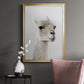 Soft Llama - Modern Framed Canvas Print