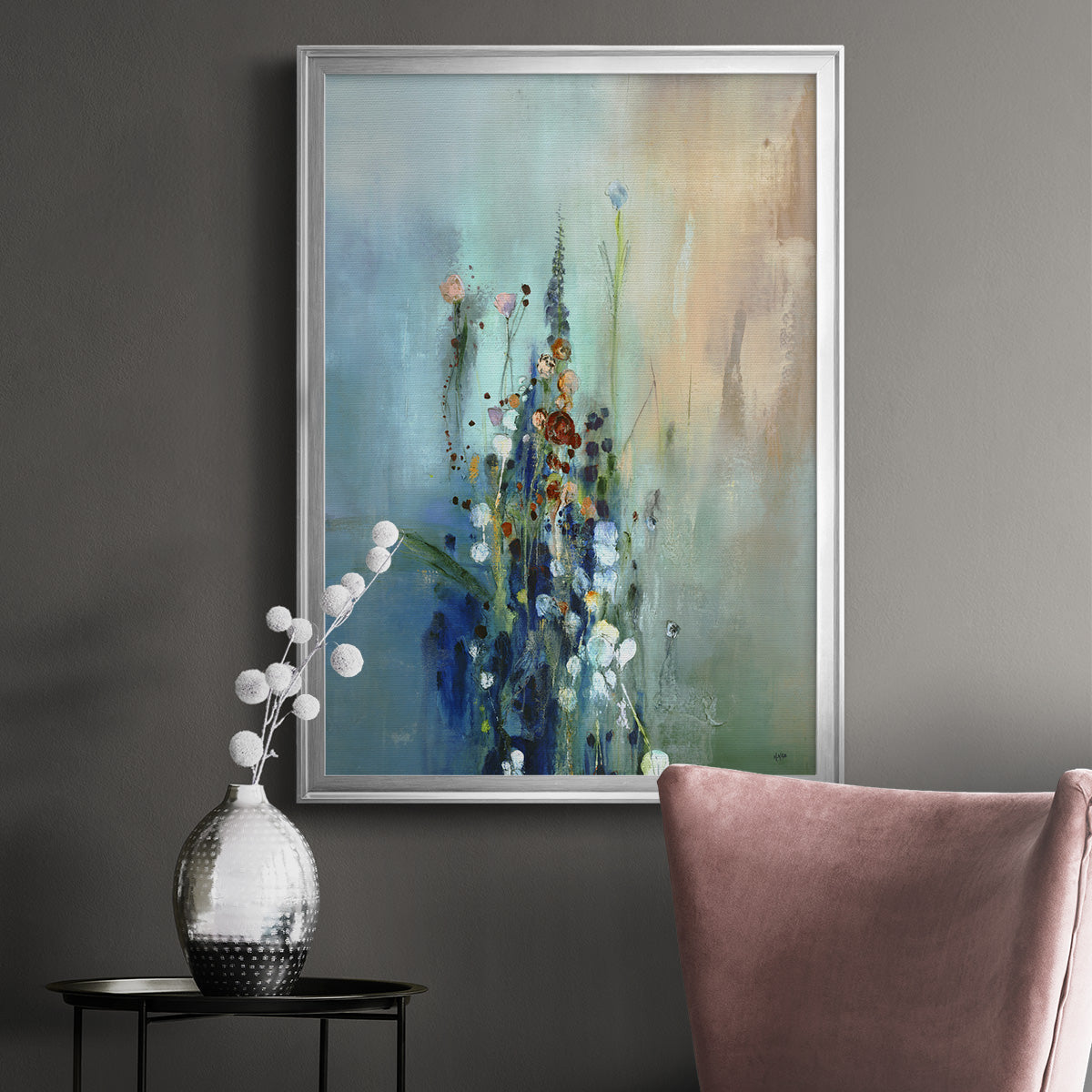 Current Air I - Modern Framed Canvas Print