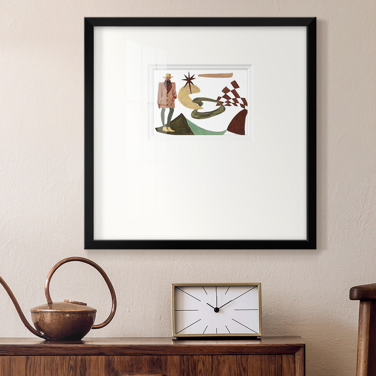 Vintage Vibes IV Premium Framed Print Double Matboard