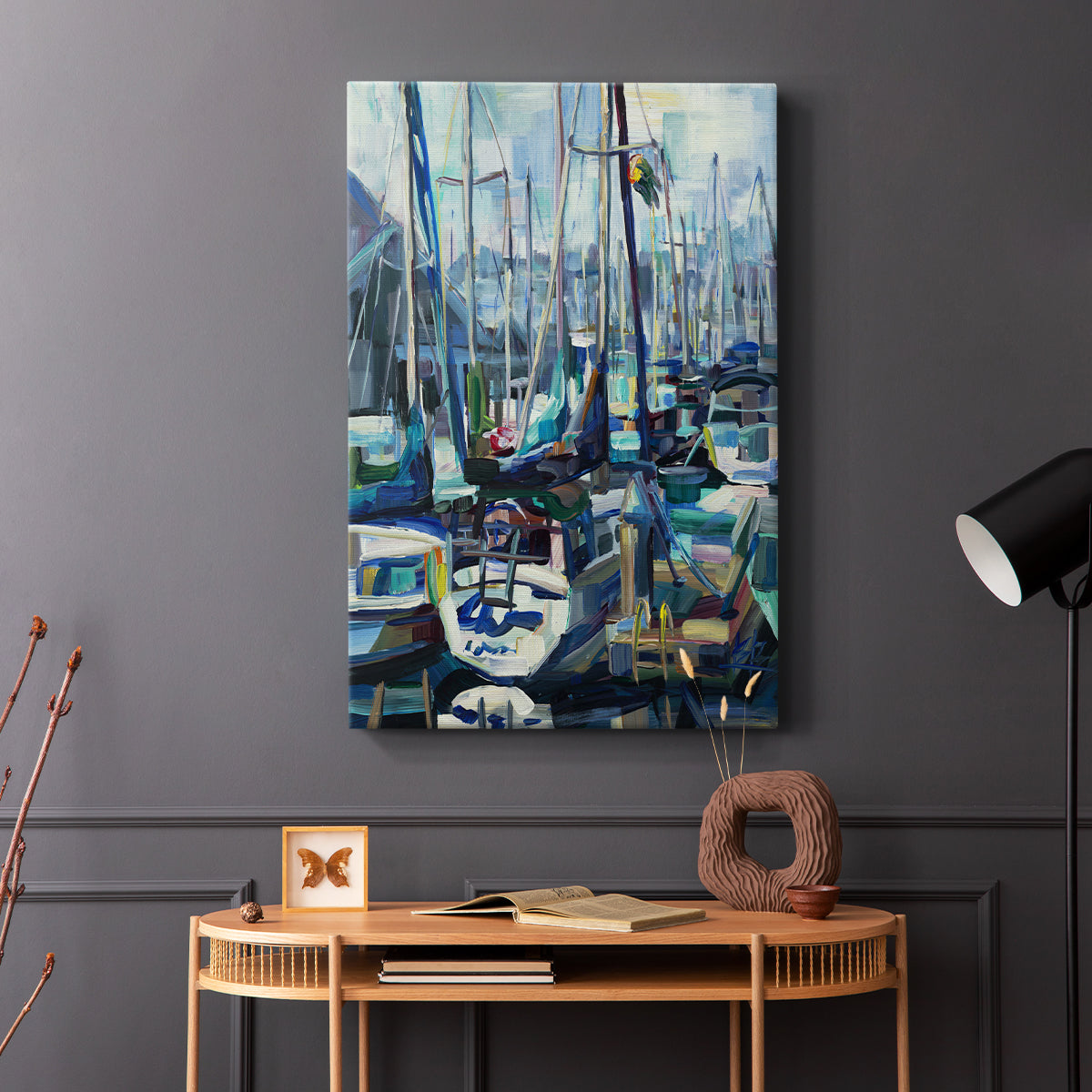 Edmonds Marina - Canvas Art Print