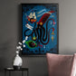 Spooky Cephalopod Chandeliers II - Modern Framed Canvas Print