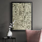 Watercolor Metric II - Modern Framed Canvas Print