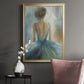 Lady in Blue -  Framed Canvas Print