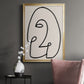 Face It II - Modern Framed Canvas Print