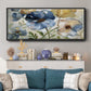 Winter Blooms - Floater Framed Canvas Print