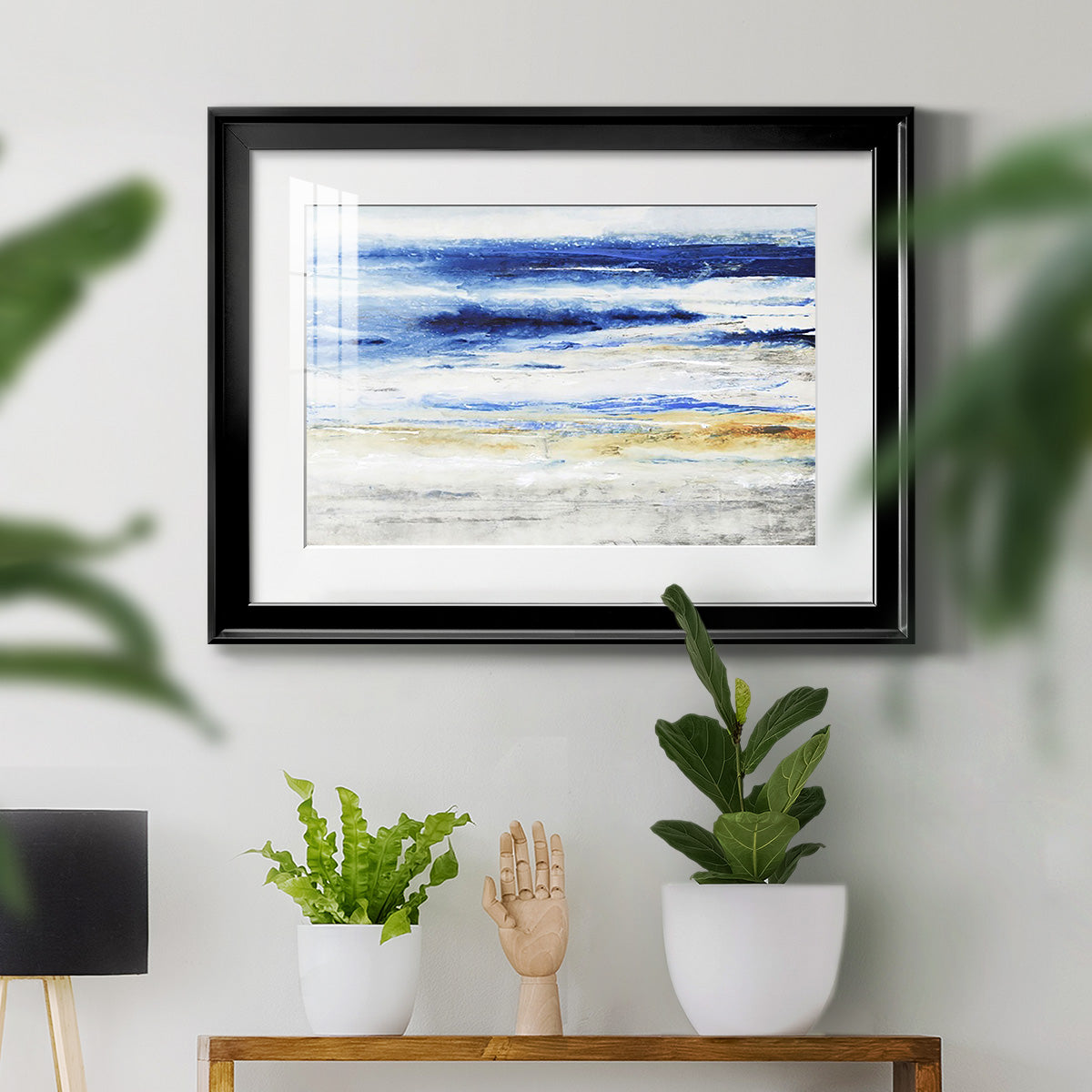 Choppy Seas I - Modern Framed Art Print