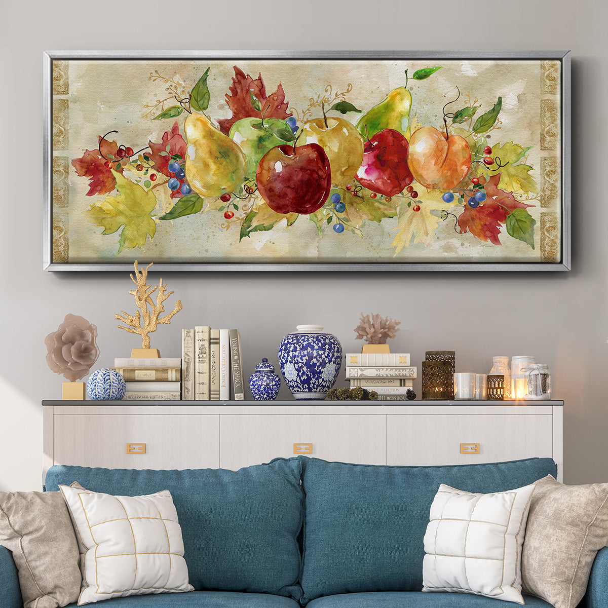 Venetian Fruit - Floater Framed Canvas Print