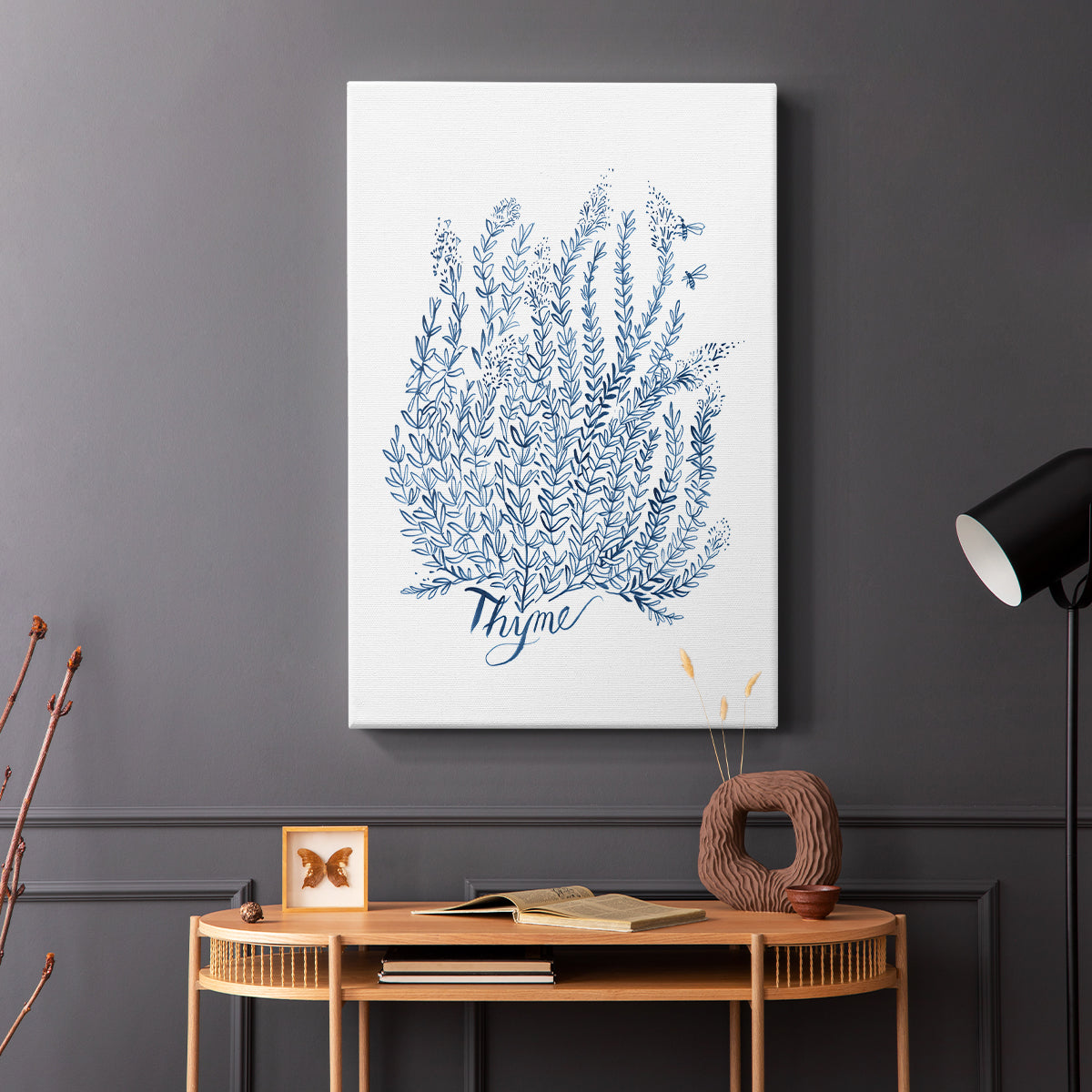 Summer Herb Garden Sketches IV - Canvas Art Print