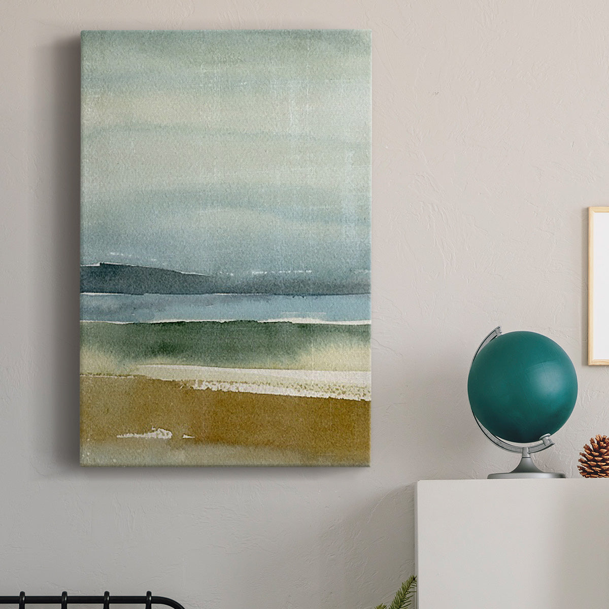 Ochre Outlook II Premium Gallery Wrapped Canvas - Ready to Hang