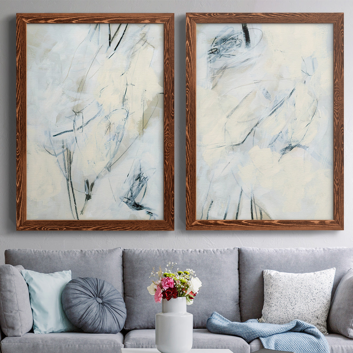 Liminal Space I - Premium Framed Canvas 2 Piece Set - Ready to Hang