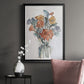 Watercolor Floral Arrangement I - Modern Framed Canvas Print