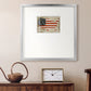 American Flag Premium Framed Print Double Matboard