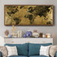 Golden Atlas - Floater Framed Canvas Print