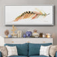 Tail Feather IV - Floater Framed Canvas Print