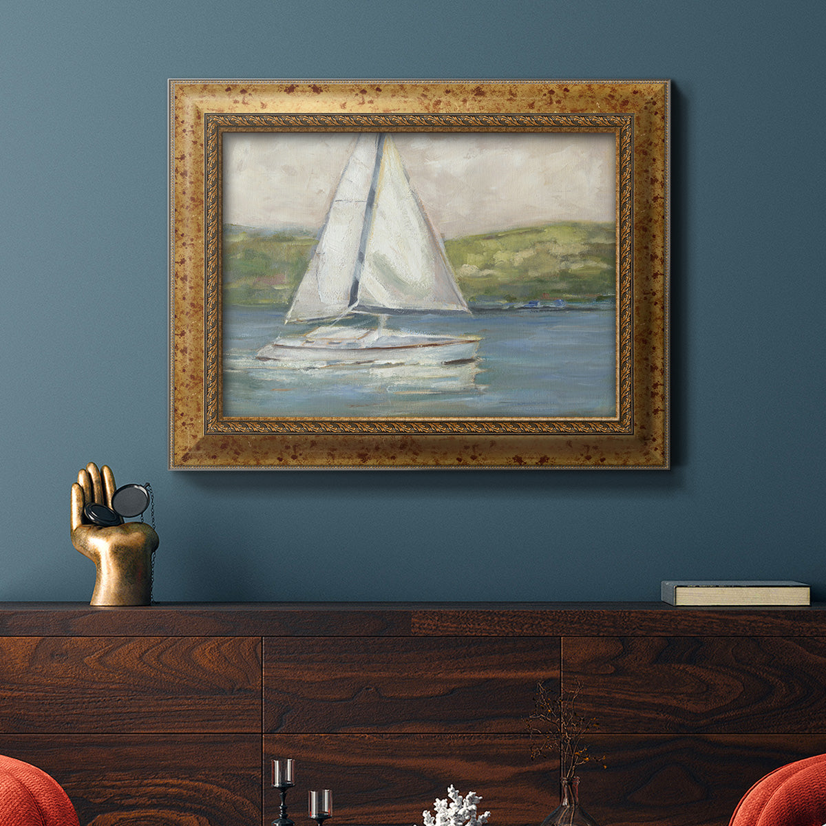 Off the Coast I Premium Framed Canvas- Ready to Hang