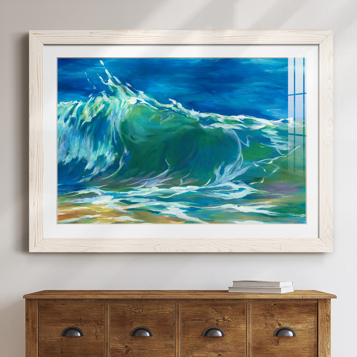 Green Flash - Barnwood Framed Art Print