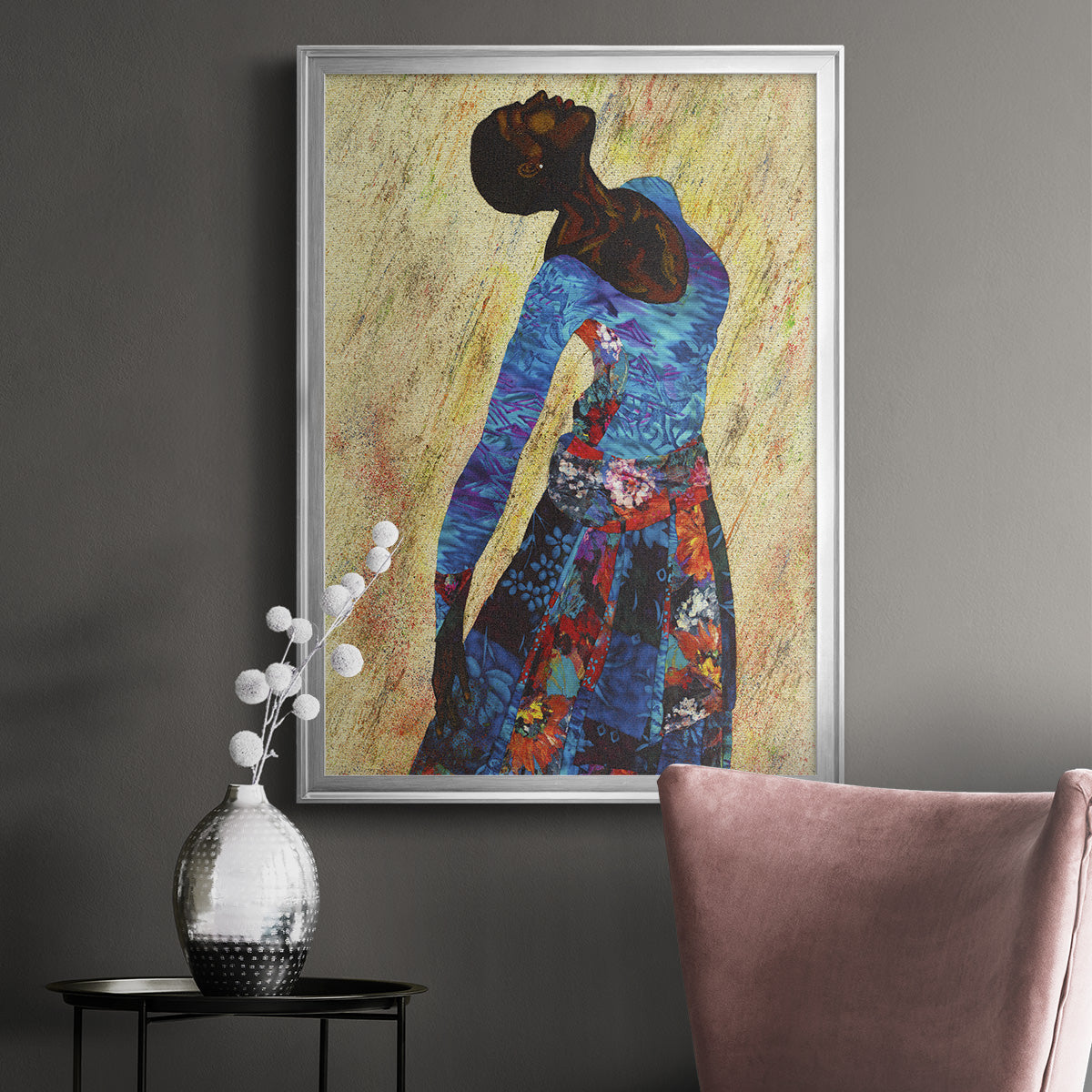 Woman Strong IV - Modern Framed Canvas Print