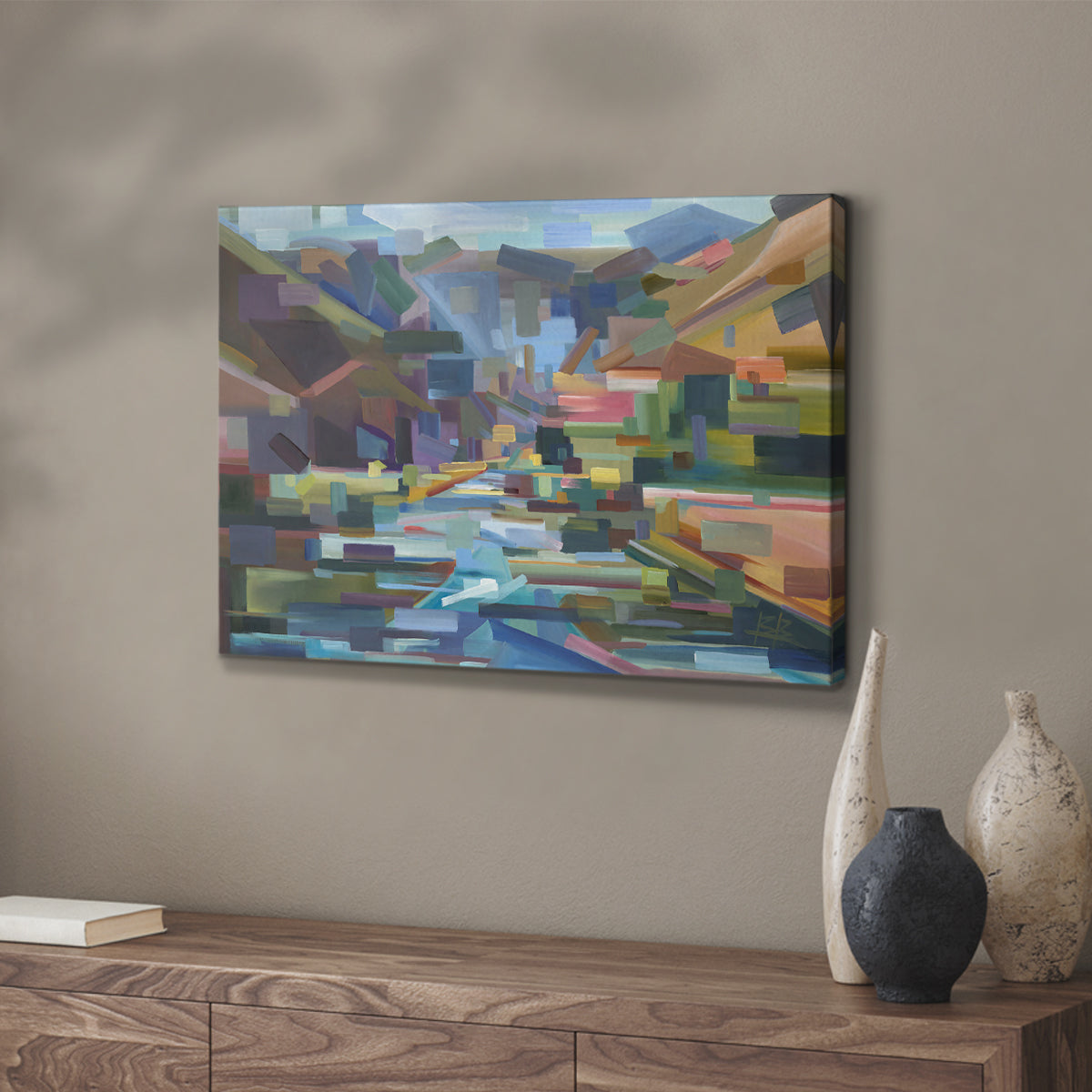 Pieces of Yakima Canyon - Canvas Art Print