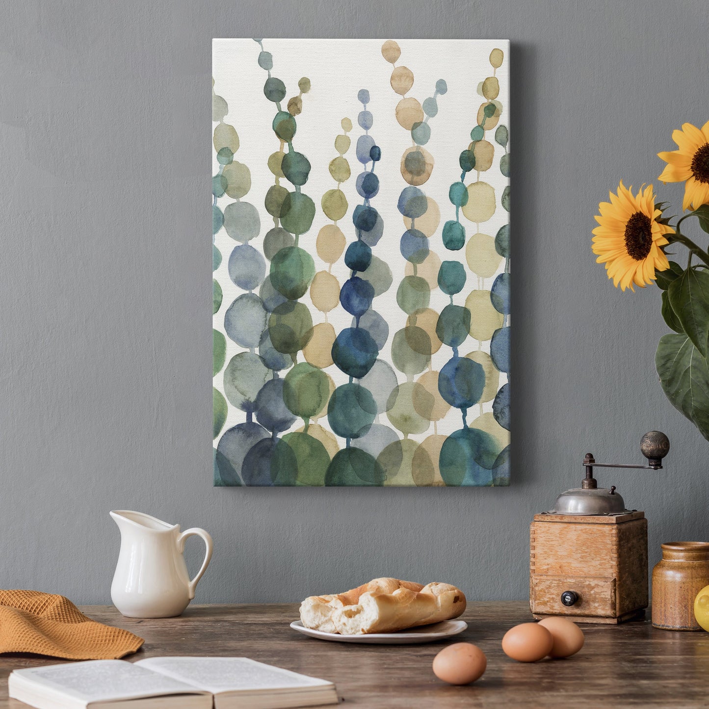 Pompom Botanical I - Canvas Art Print