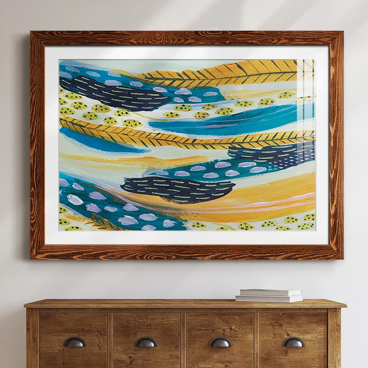 Feathery III-Premium Framed Print - Ready to Hang