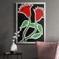 Pop Flowers VI - Modern Framed Canvas Print