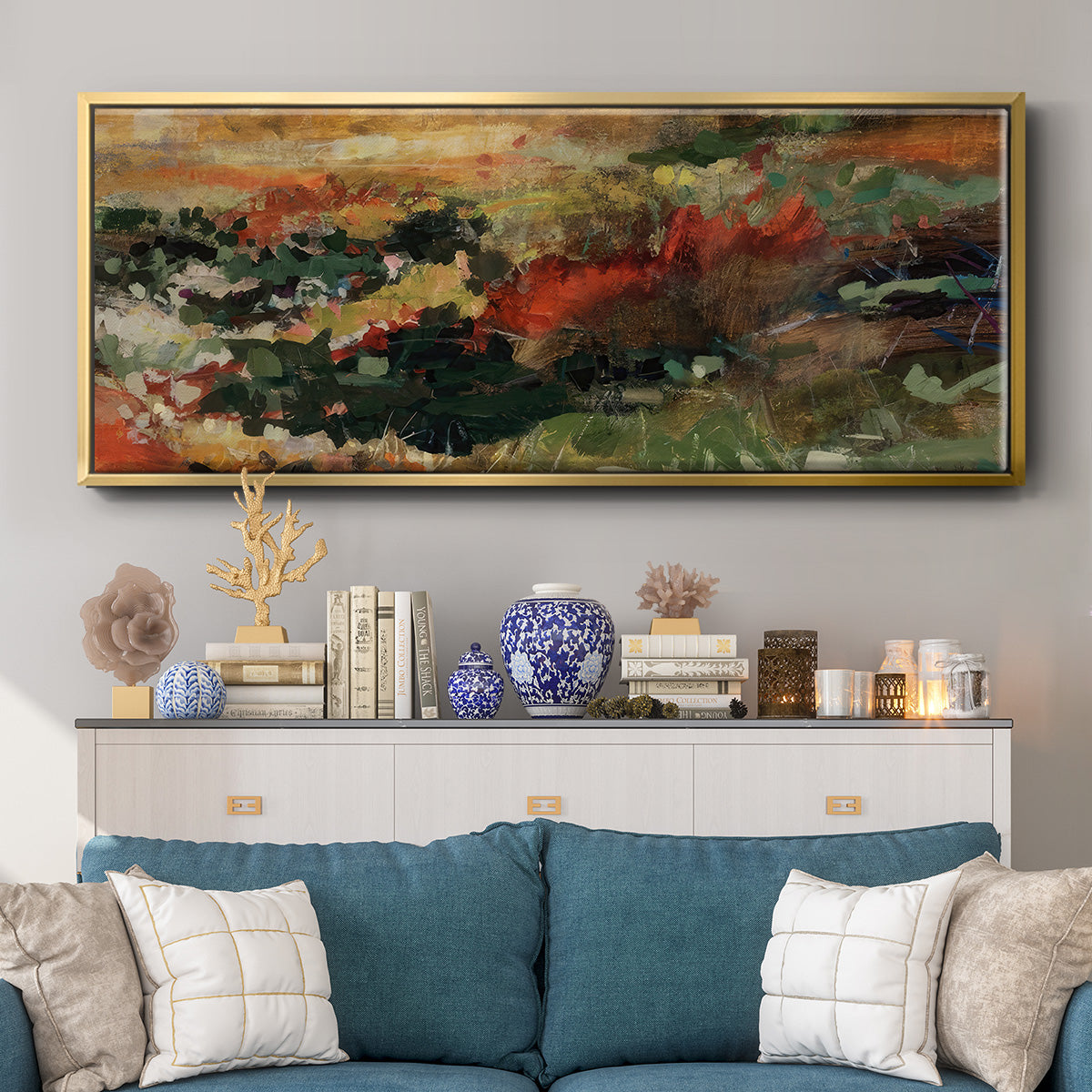 Out in Nature  - Floater Framed Canvas Print