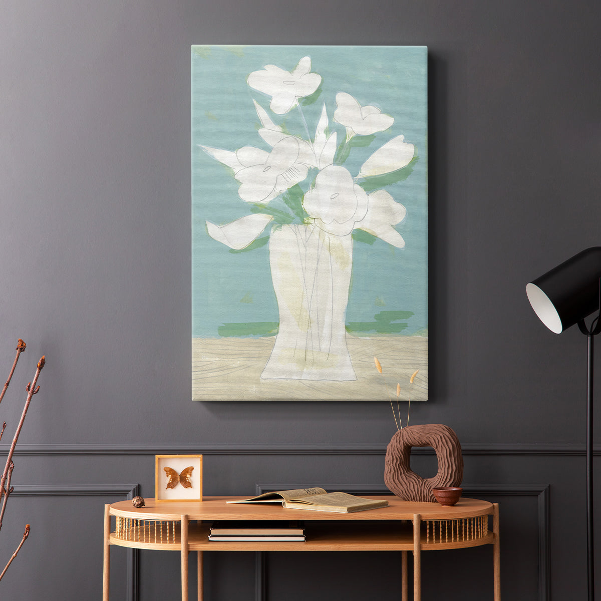 Muted Spring Arrangement I - Canvas Art Print