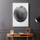 Graphite Moon I - Canvas Art Print