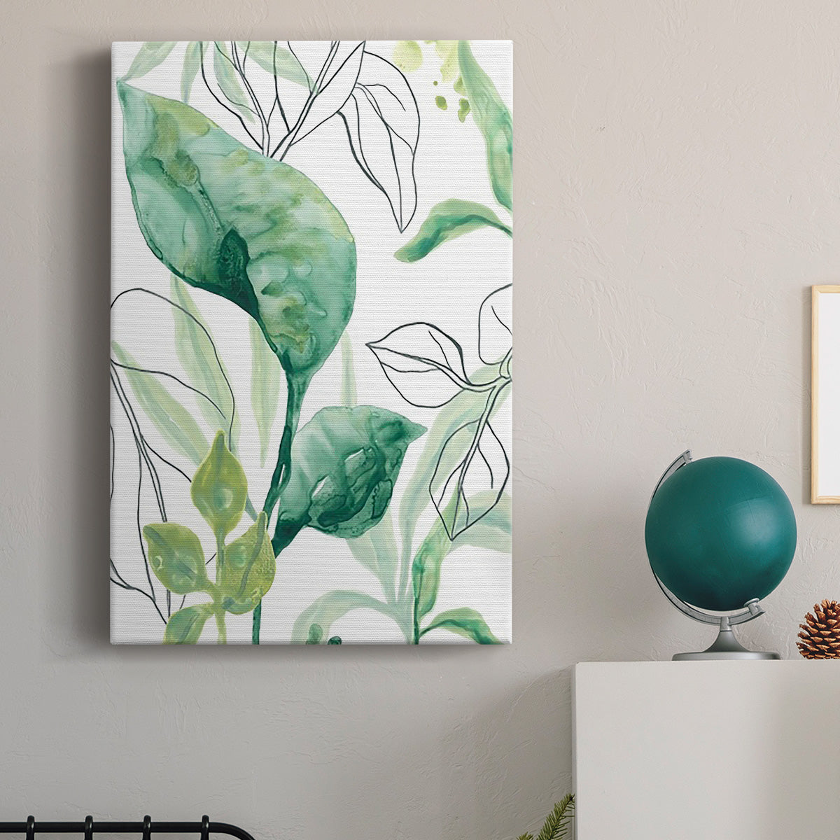 Tropical Palm Chorus I - Canvas Art Print