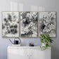 Marbling VII - Framed Premium Gallery Wrapped Canvas L Frame 3 Piece Set - Ready to Hang