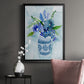 Blue Bouquet II - Modern Framed Canvas Print