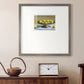 Silver Lemons Premium Framed Print Double Matboard