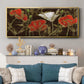Golden Poppy - Floater Framed Canvas Print