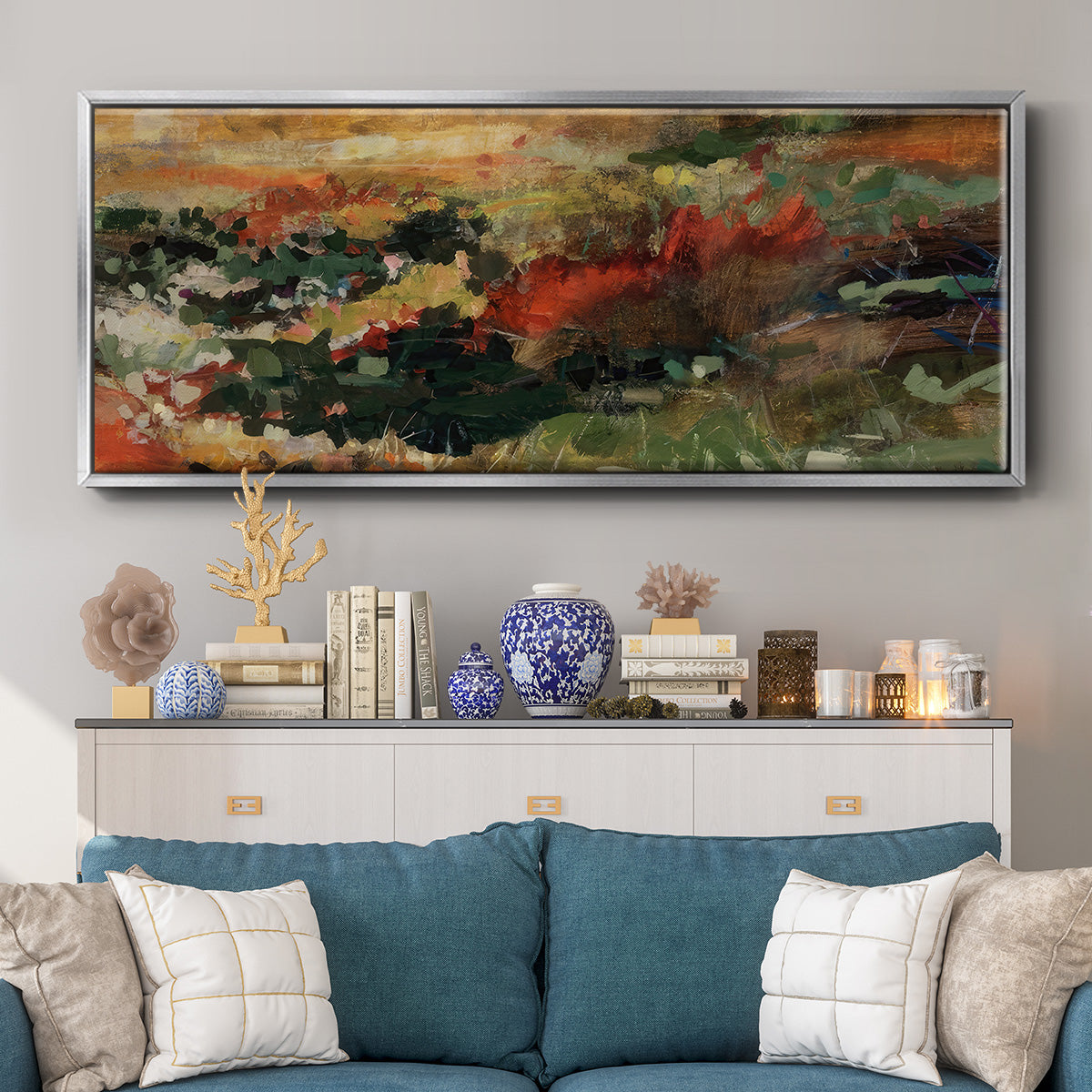 Out in Nature  - Floater Framed Canvas Print