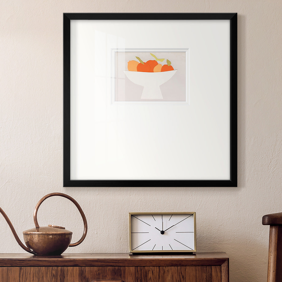 Sumo Citrus I Premium Framed Print Double Matboard