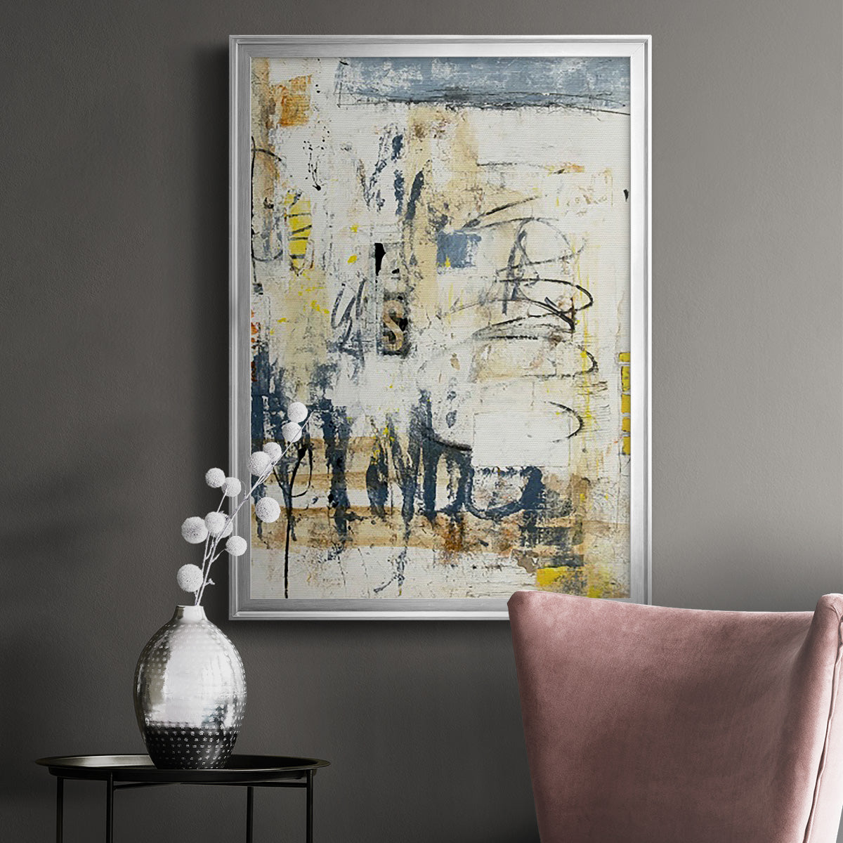 Urban Revival - Modern Framed Canvas Print