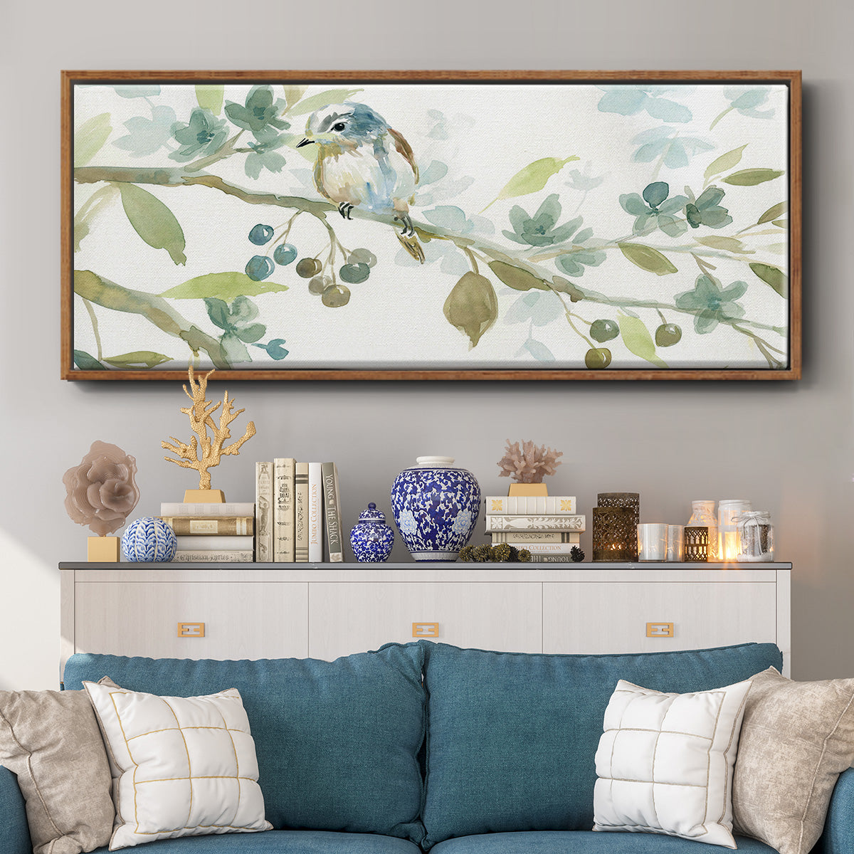 Beginning of Spring II - Floater Framed Canvas Print
