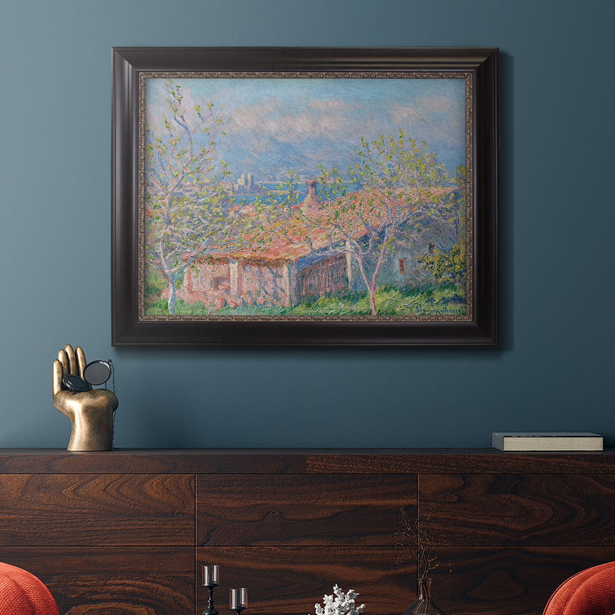 Gardener's House at Antibes - Ornate Framed Canvas Print