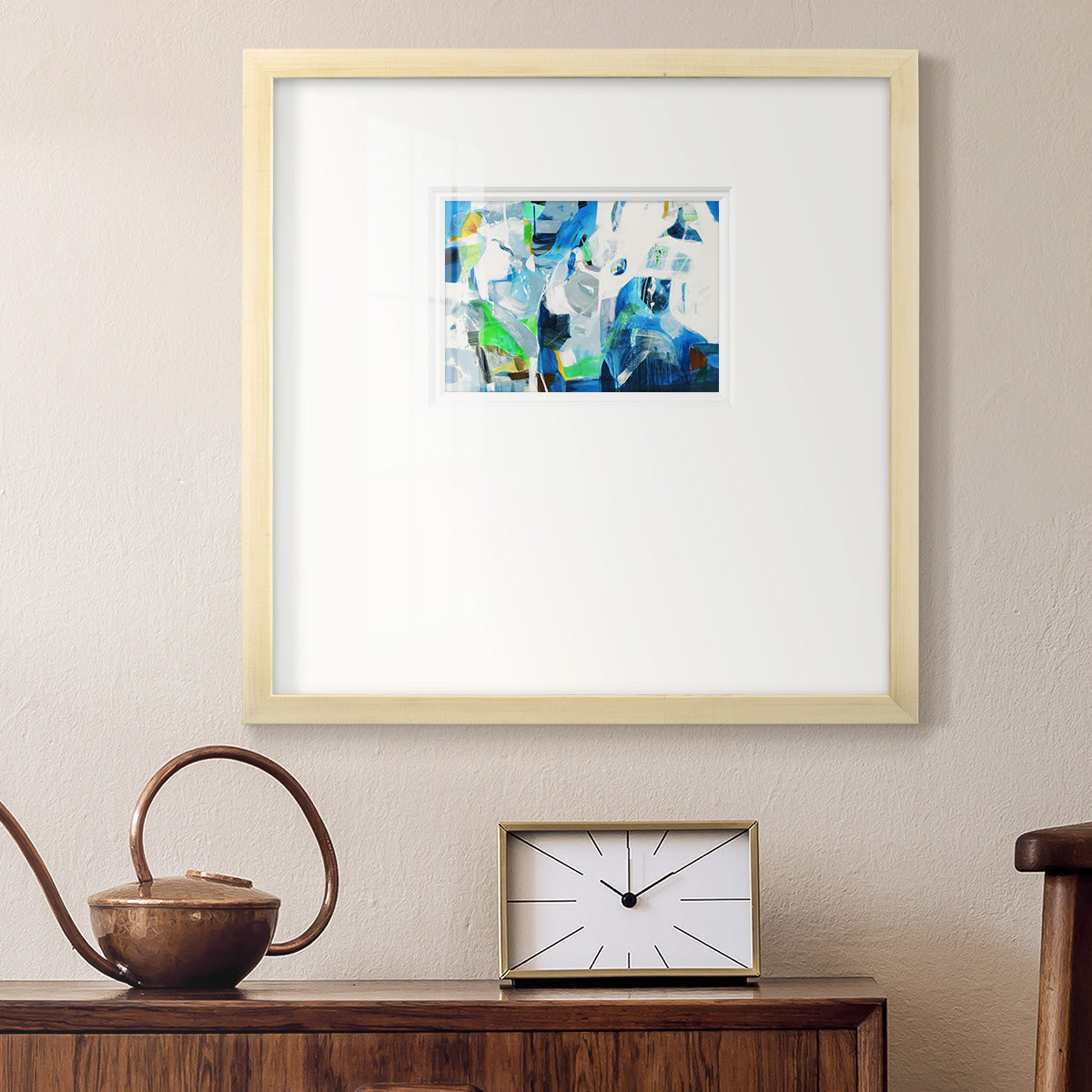 Down the Rapids Premium Framed Print Double Matboard