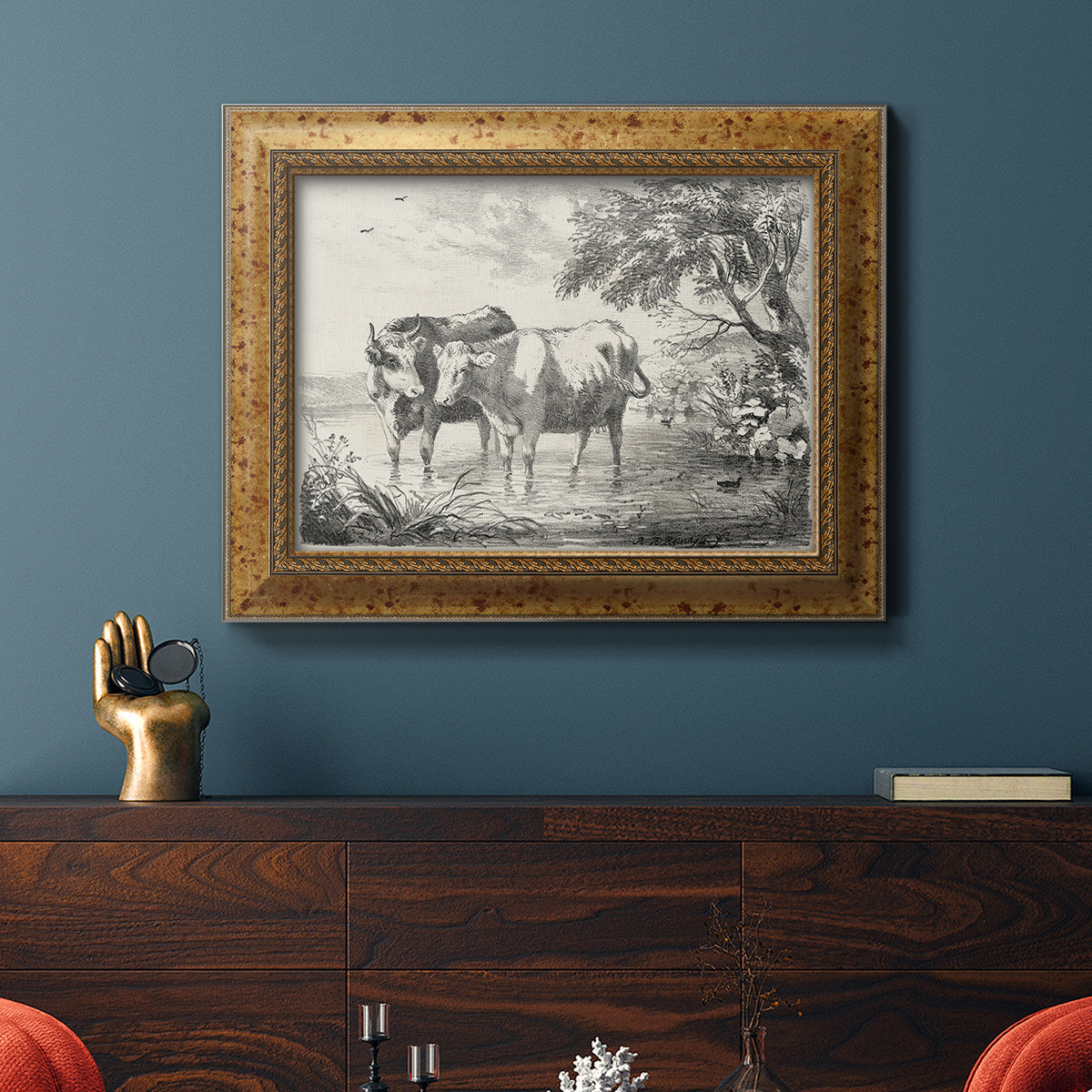 Rural Charms II Premium Framed Canvas- Ready to Hang