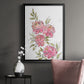 Watercolor Blooms I - Modern Framed Canvas Print