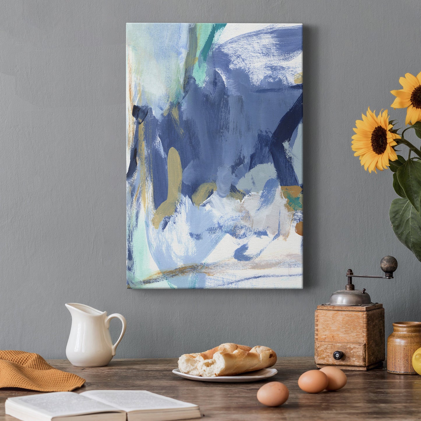 Blue Room II Premium Gallery Wrapped Canvas - Ready to Hang