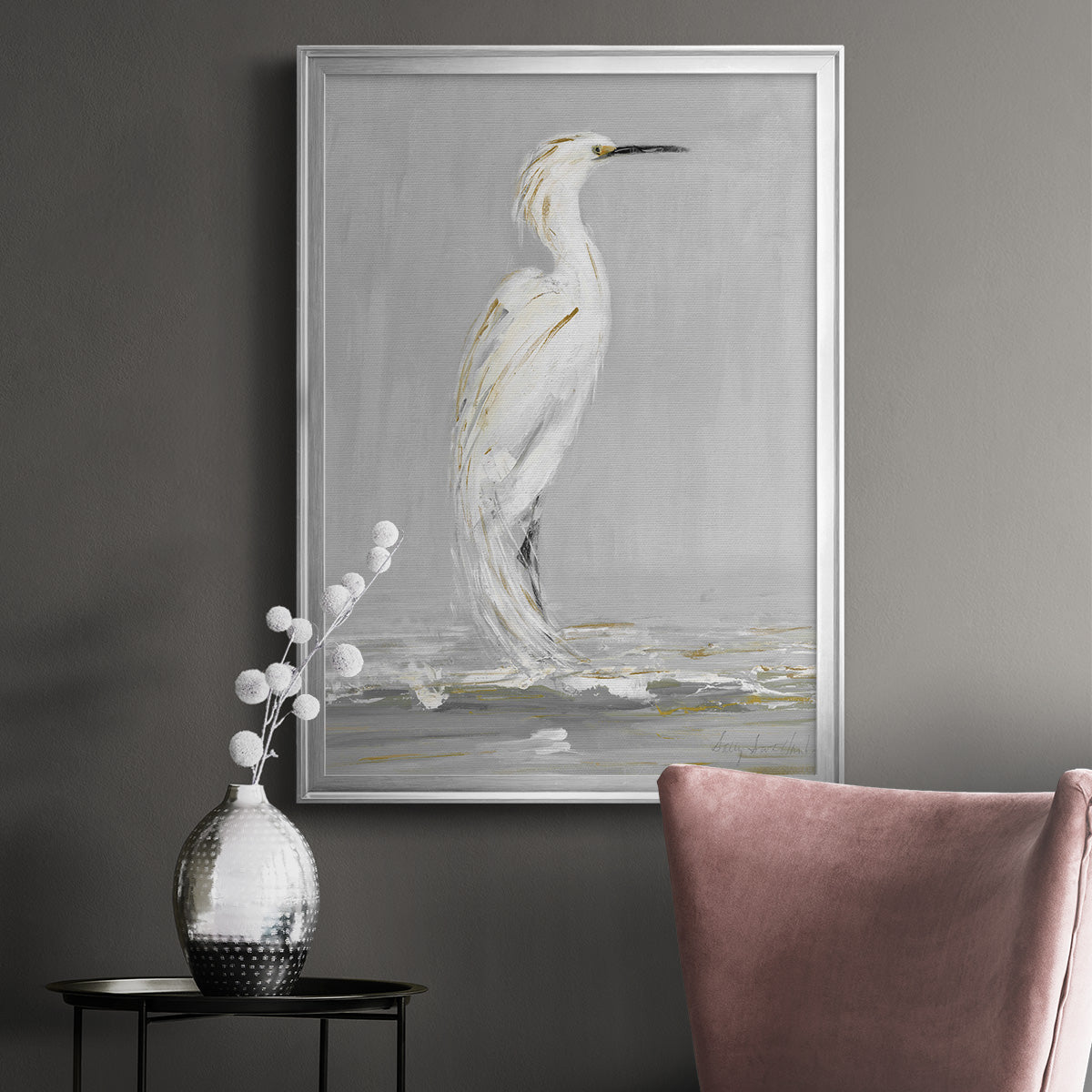 Coast Watching I - Modern Framed Canvas Print