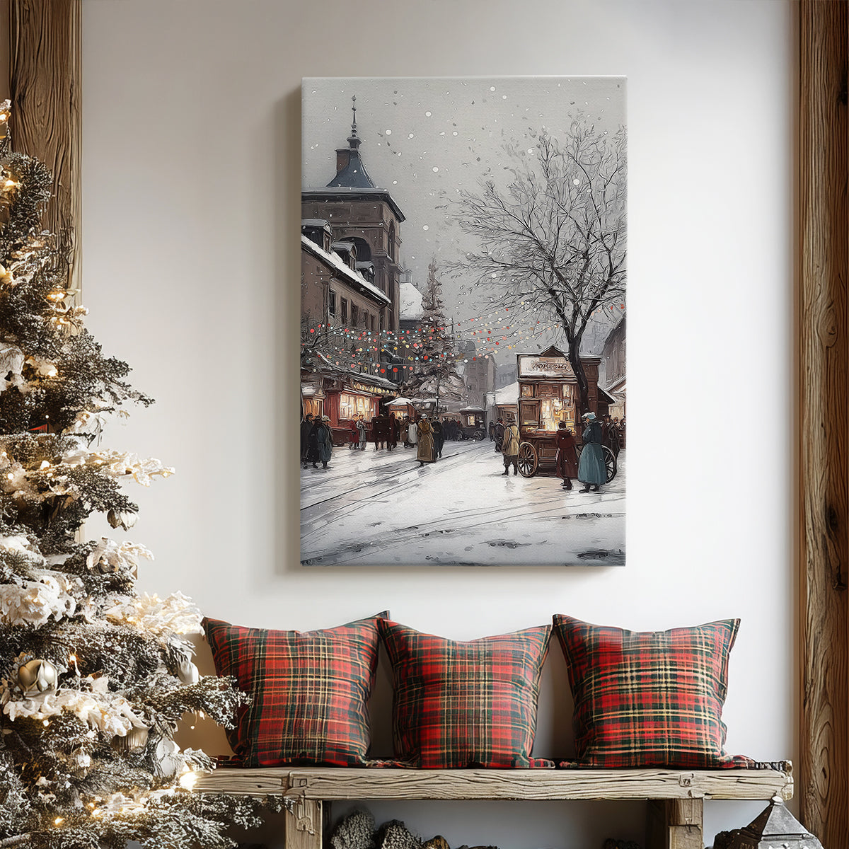 Soft Linen Promise - Canvas Art Print