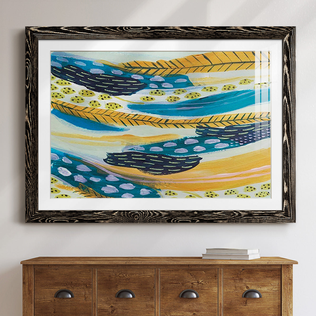 Feathery III-Premium Framed Print - Ready to Hang