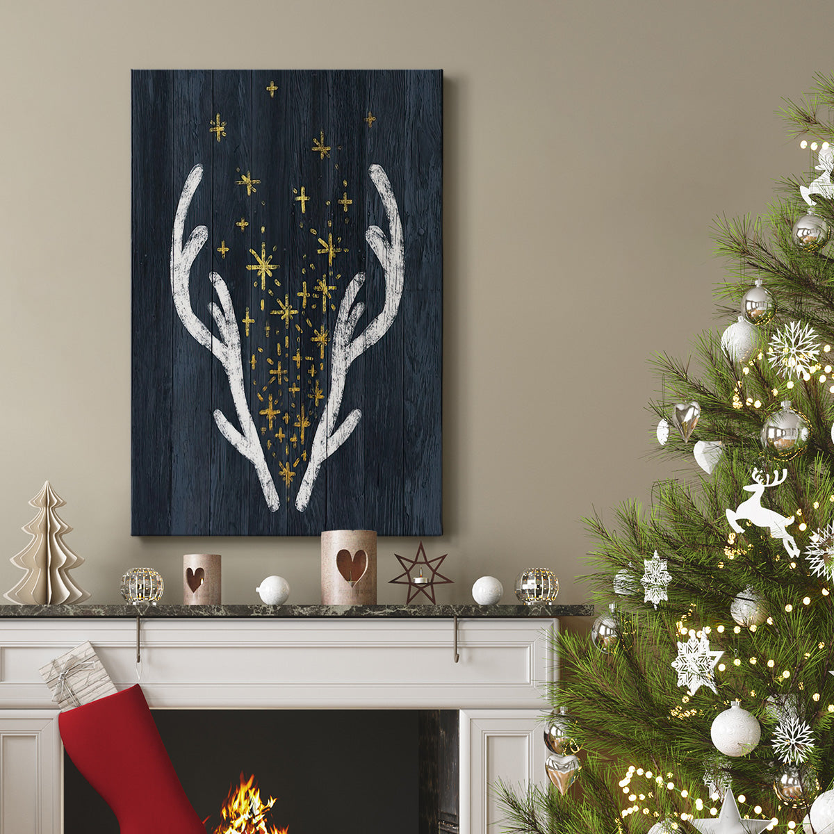 Antlers & Magic - Gallery Wrapped Canvas