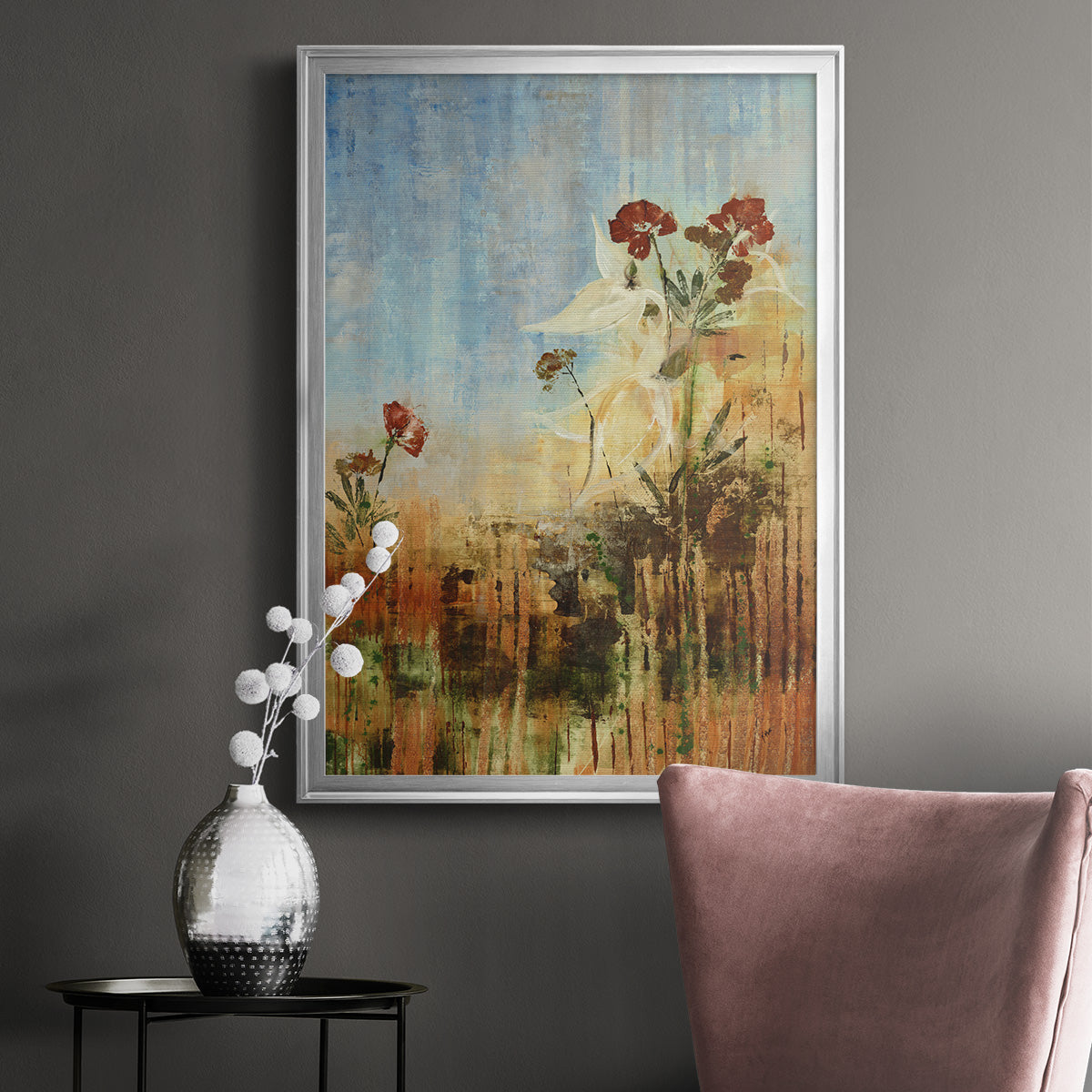 Dedicated to Spring - Modern Framed Canvas Print