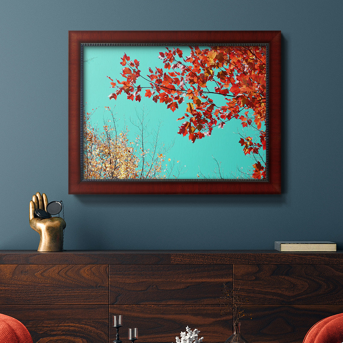 Autumn Tapestry I - Ornate Framed Canvas Print